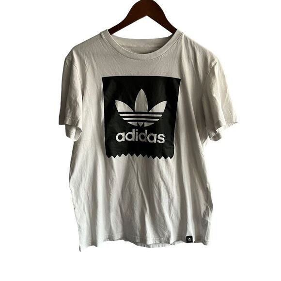 adidas Tops - Adidas Black & White Logo T-Shirt